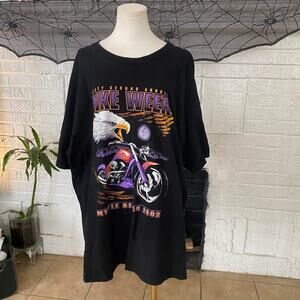 Vintage y2k 2002 bike week tee